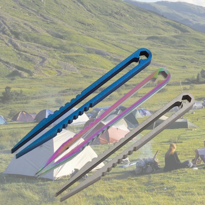 Mini Titanium Alloy Tweezer Socket Outdoor Wrench Tongs Industrial Tweezer Tool