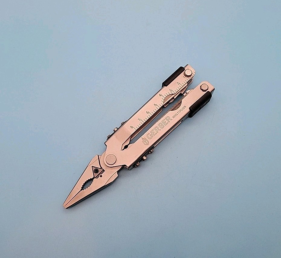 Gerber MP600 Multiplier Multi-Tool – Silver – Needle Nose Carbide Cutter Pliers