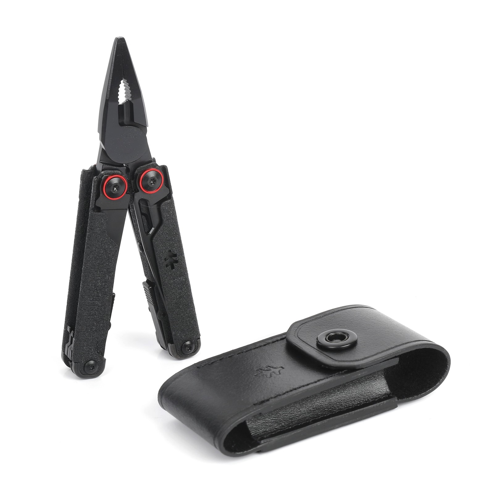 Praktisch Aus-8 Steel 17-in-1 Folding Multi Tool W/ Leather Sheath