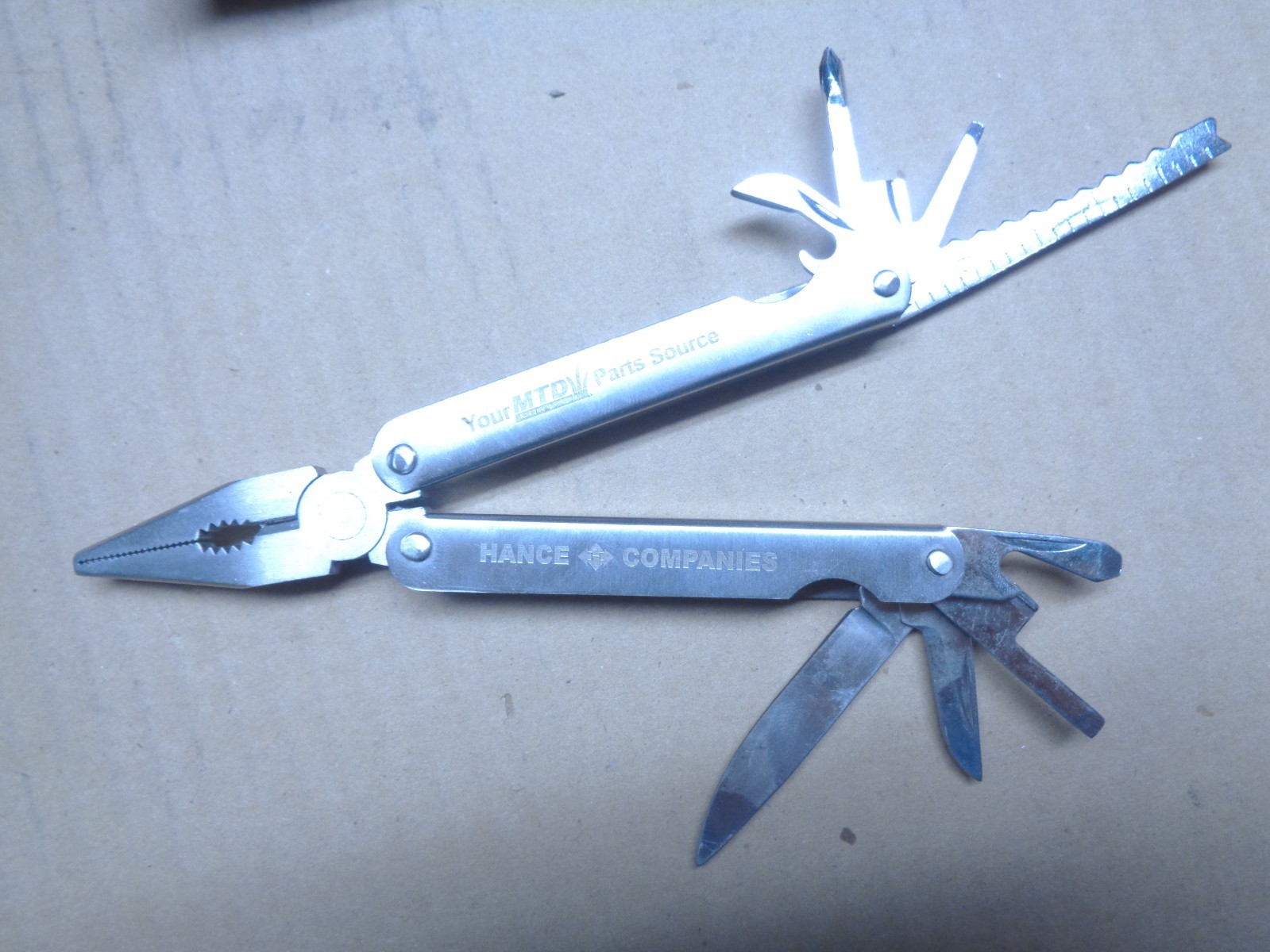 9 in 1 Survival Stainless Steel Multi Tool Pliers Knife Wrench Kit 