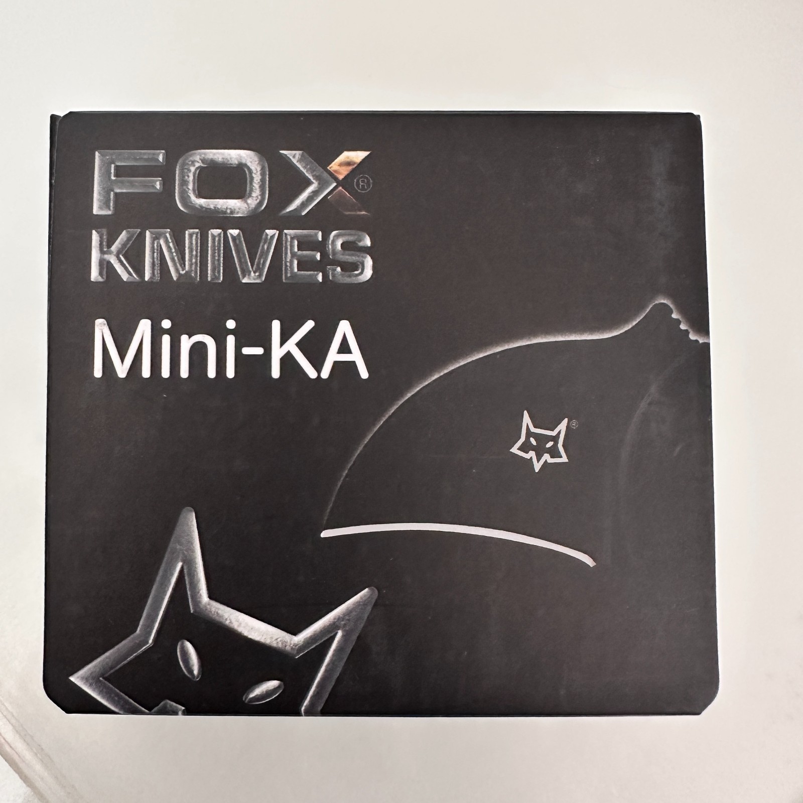 FOX KNIVES Mini-KA Folding FX-535 B Knife 1″ Blackout
