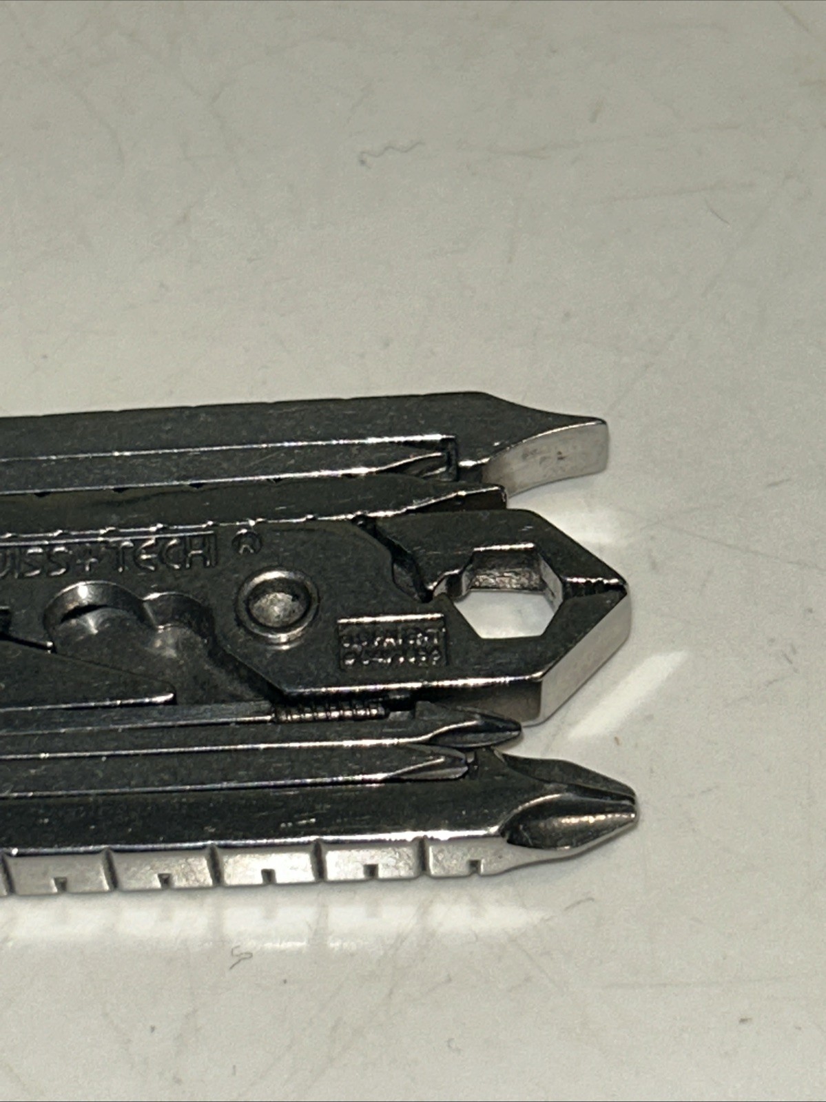 Vintage Swiss-Tech Micro Plus Utility Tool 8 In 1
