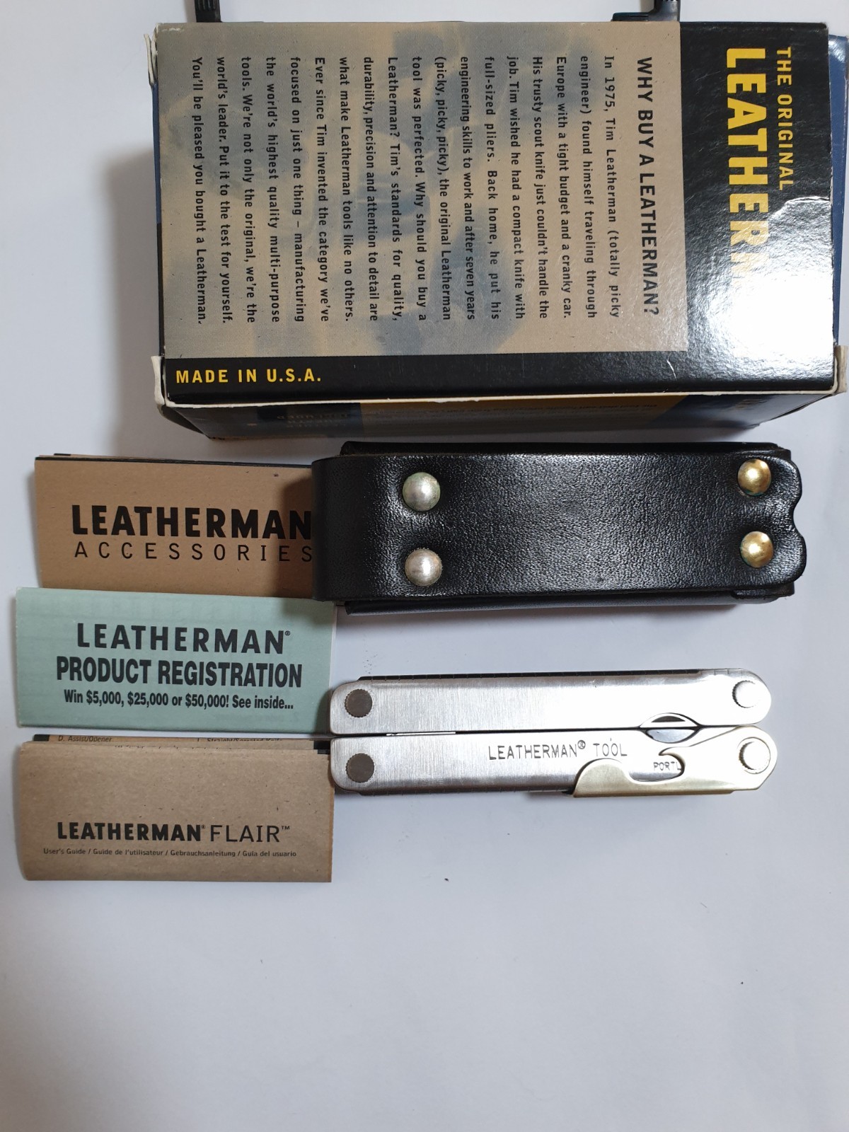 🔥🔥🔥 Leatherman Flair Rare Retired Multi Tool Collectable New In Box