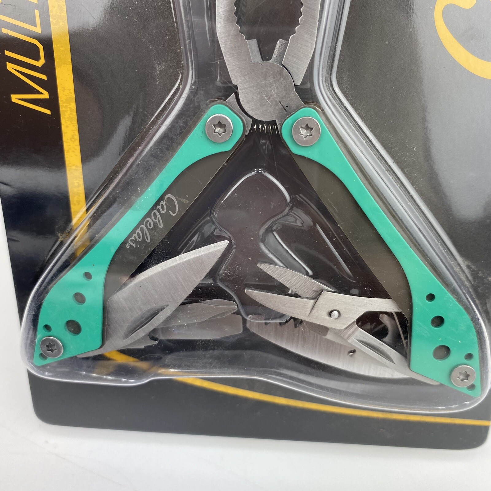 Cabela’s Multi-Tool Green + Nylon Sheath New in Package