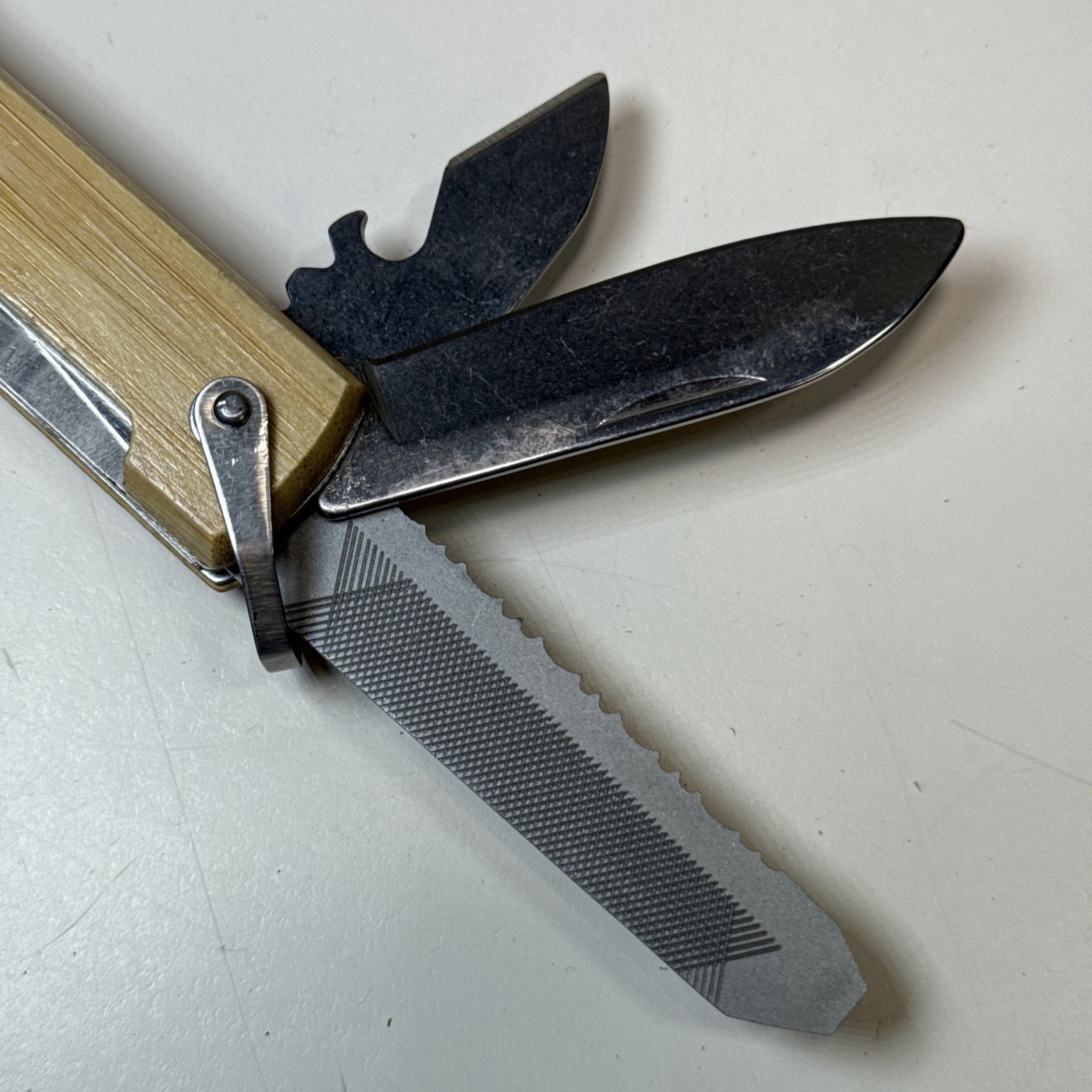Wood and Stainless Hammer Tool 12-IN 1 Multi Tool Wood Handle