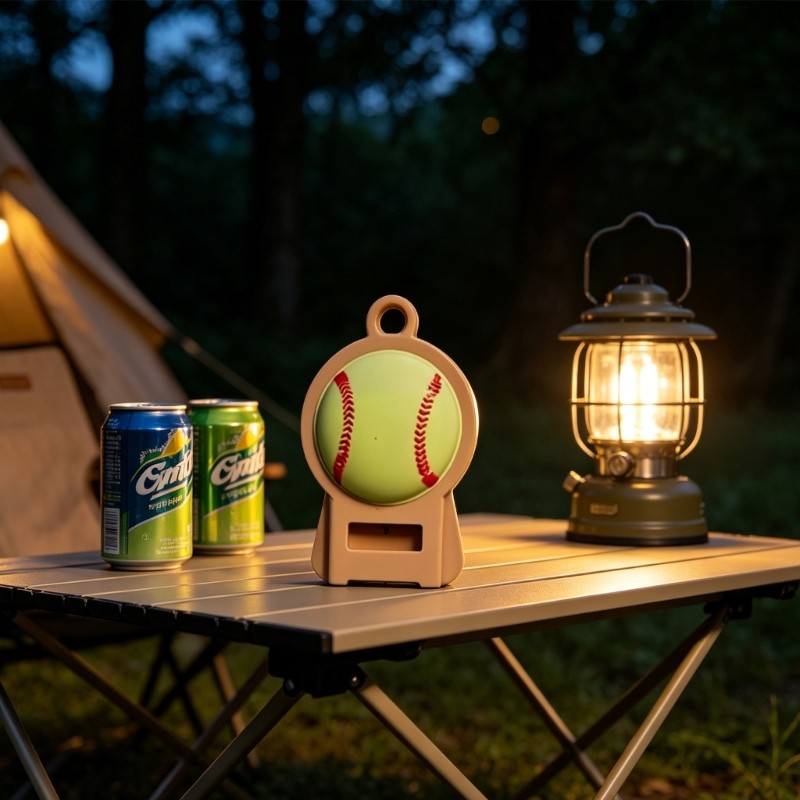 Baseball Shape Bottles Opener Pocket Tool Light Weight Pull Rings Bottles Opener