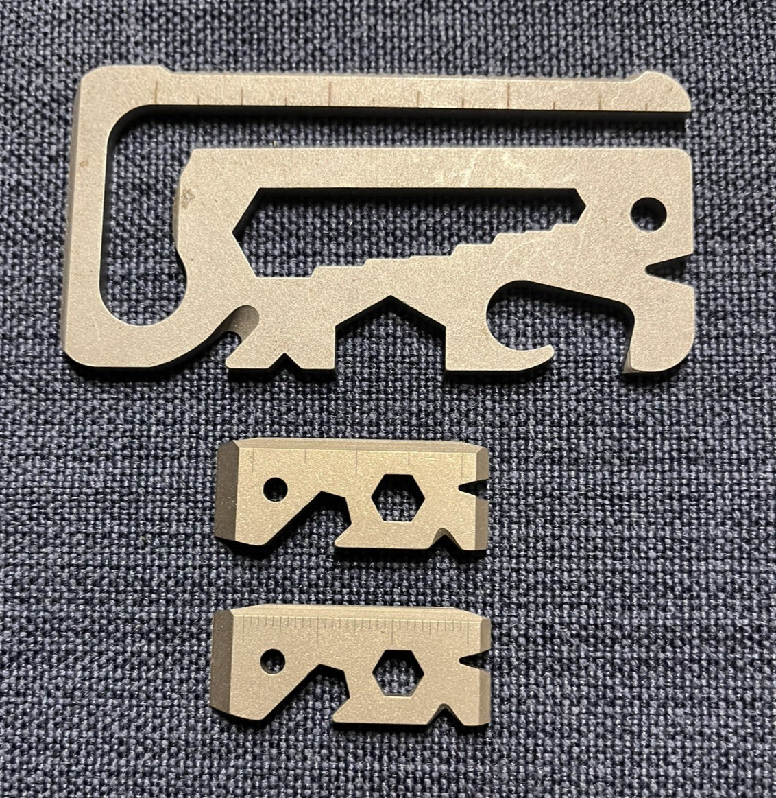 Every Day Carry Card (EDC) Multi-Tool (Credit Card Size) + 2 Mini Tools