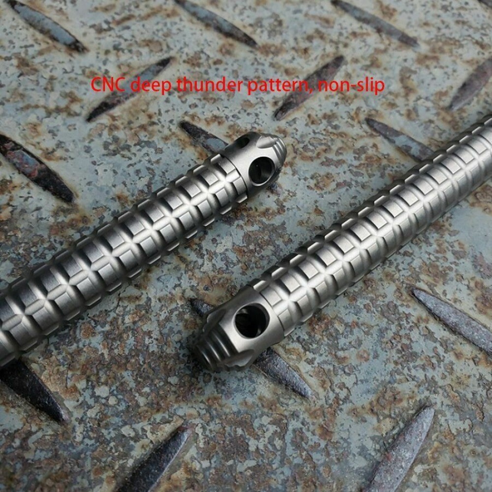Solid Titanium Alloy Tea Knife EDC Tool K Sheath Crowbar Multi Tools