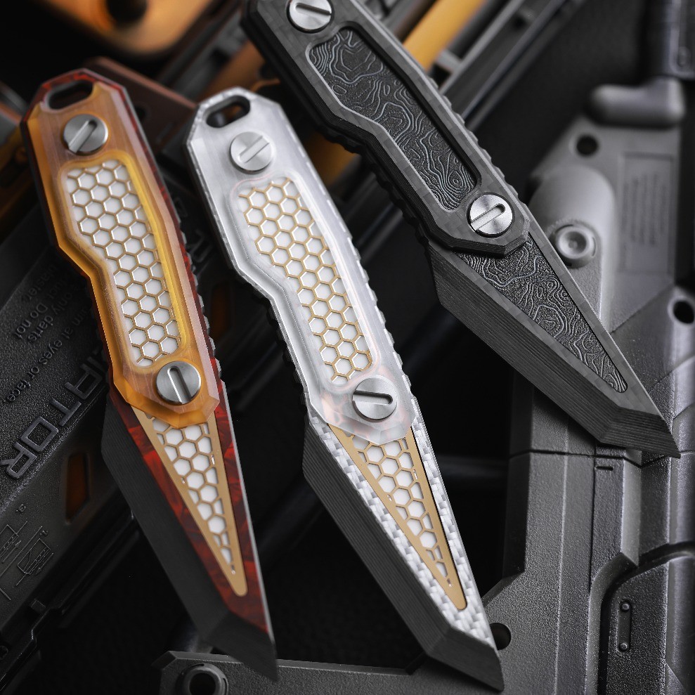 Customize – Hollow Luminous Carbon Fiber Crowbar Multi Tool Survival Defense EDC