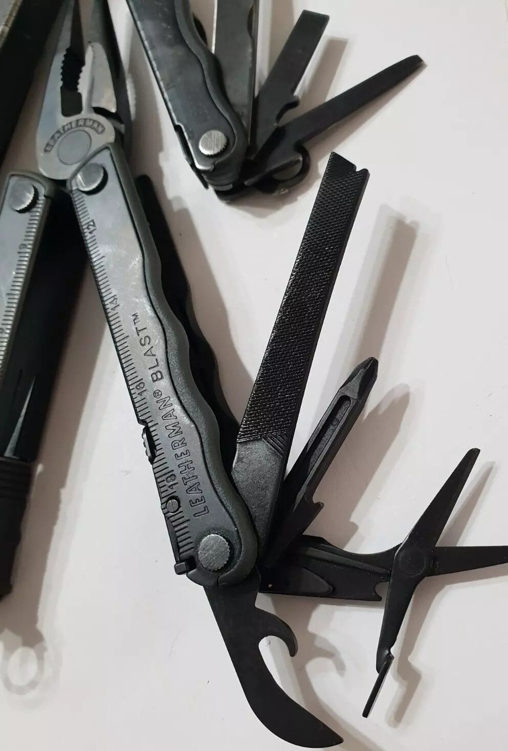🔥2X Leatherman Black BO Blast Kick With Clip Multitool Retired Rare Collectable