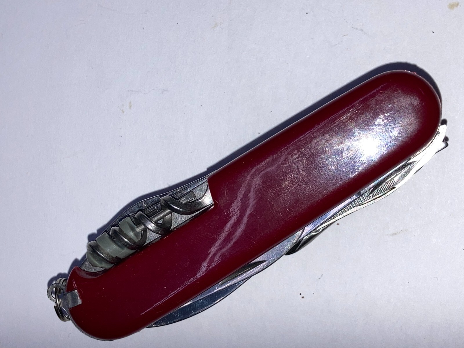 Large RED (17-n-1) 30-Function Camping Knife (New, Dealer Old Stock 1998)