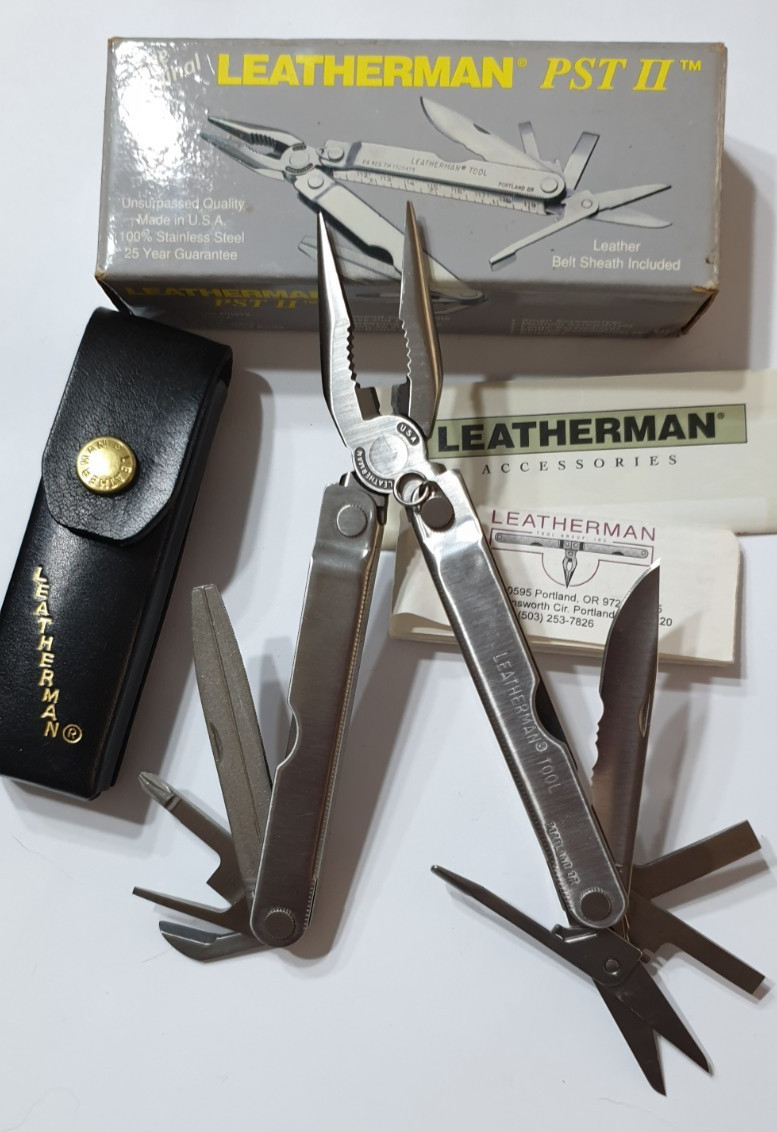 🔥🔥 Leatherman PST II Stainless Multi-Tool New in Box Rare Retired Collectable