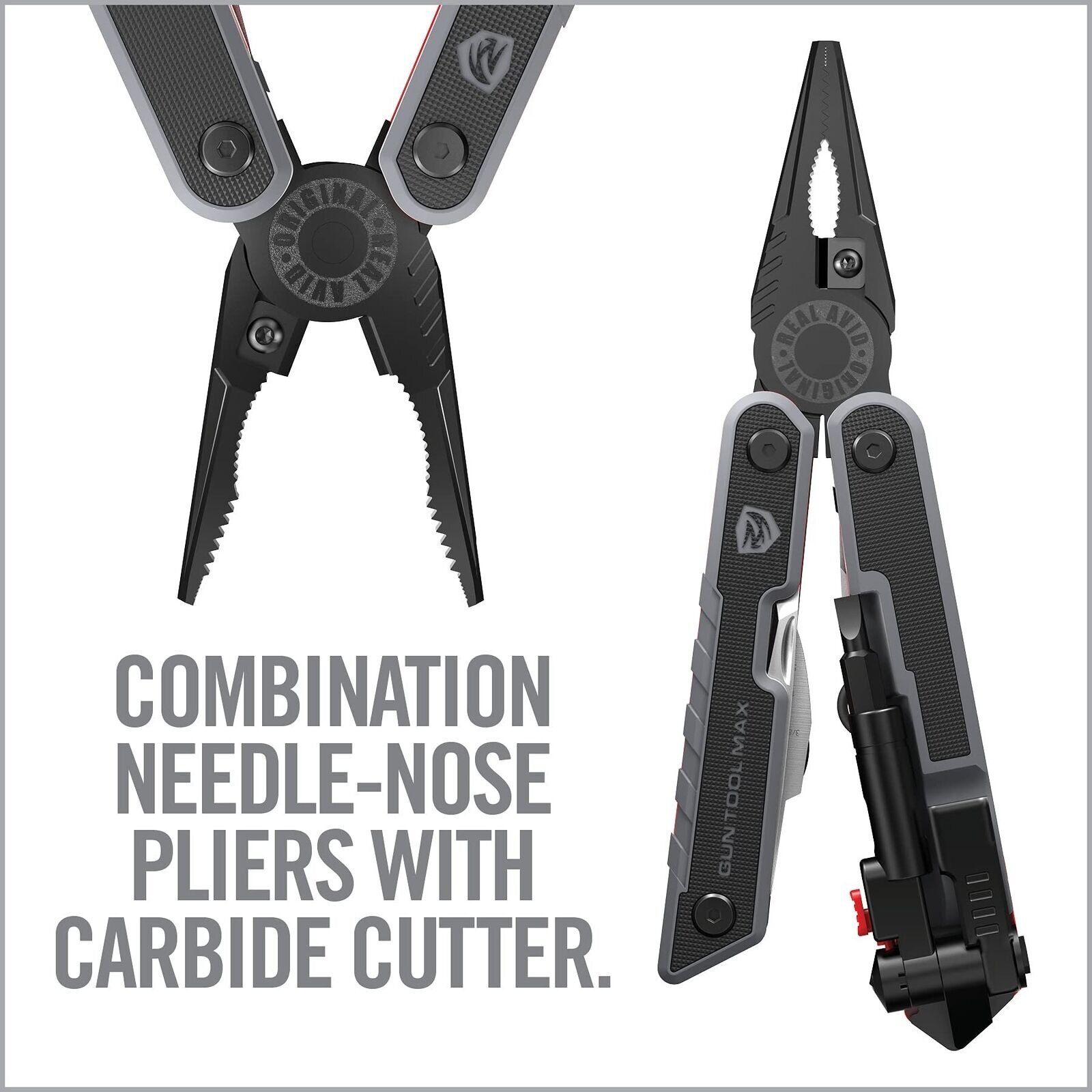 Real Avid Gun Tool Max- 37-in-1 Gun Multitool with 20 Gun Tools, 12 bits, and…