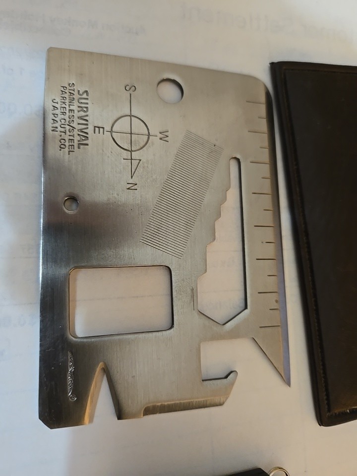 This pair of Survival tools multiple purposes one is Parker Cut Co. other unbran