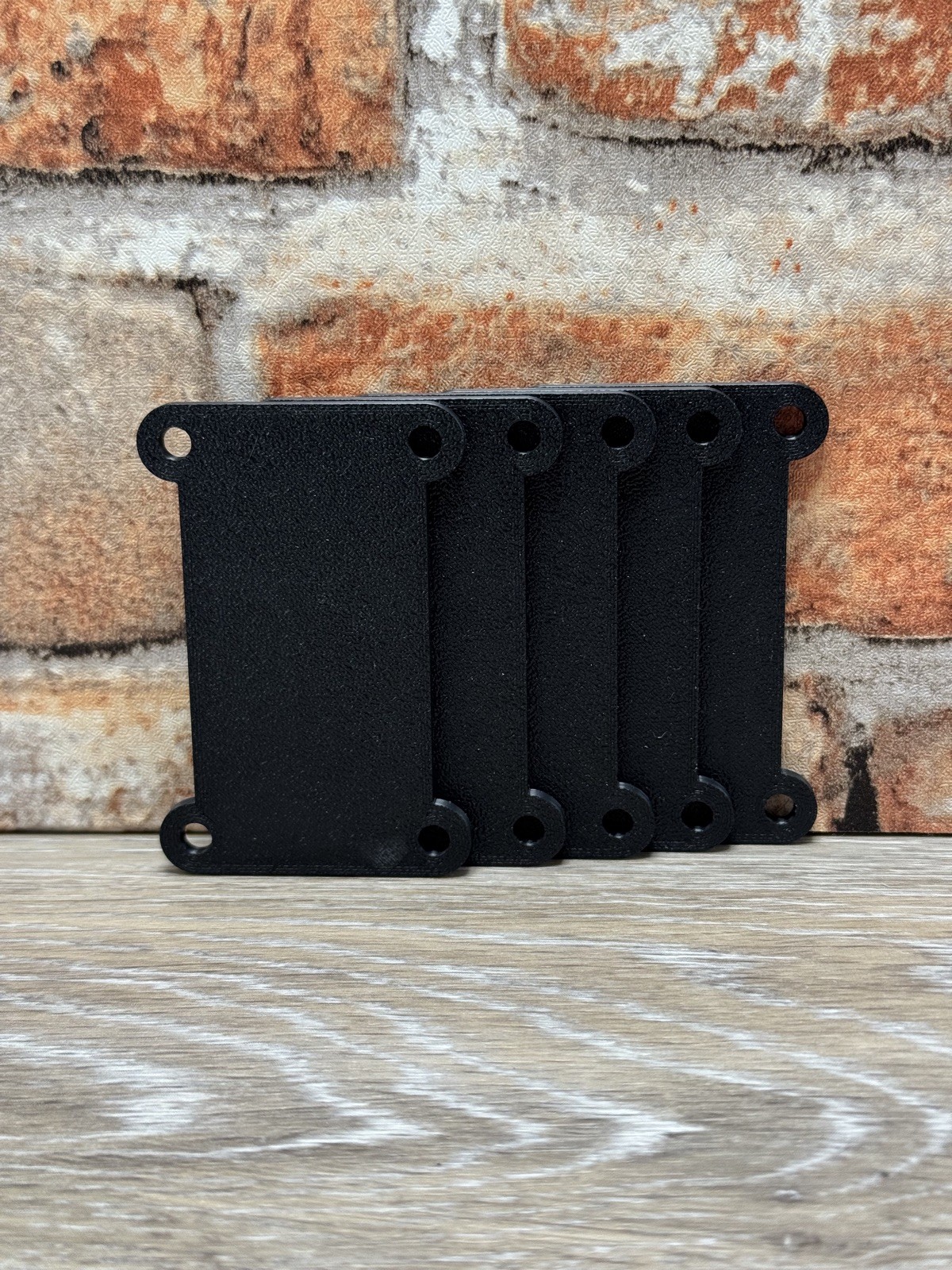 Black EDC Duct Tape Card 5-Pack – Discreet Reusable 2in Holders USA Made Gift CO