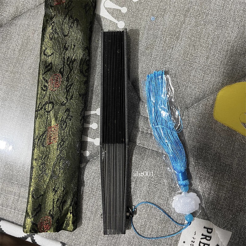 6” Titanium Alloy Folding Fan Martial Arts Portable Carving Kung Fu Tai Ji New