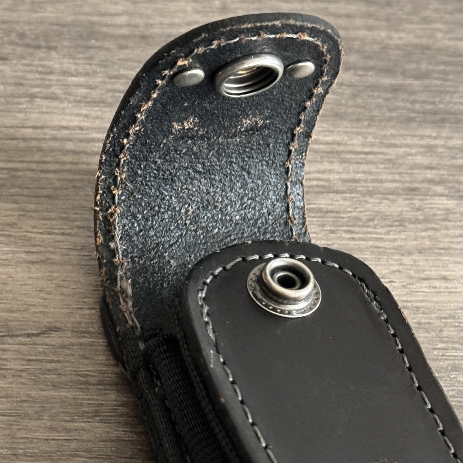 Vintage Leatherman Leather Sheath w/metal Logo for Wave Charge Wingman Sidekick