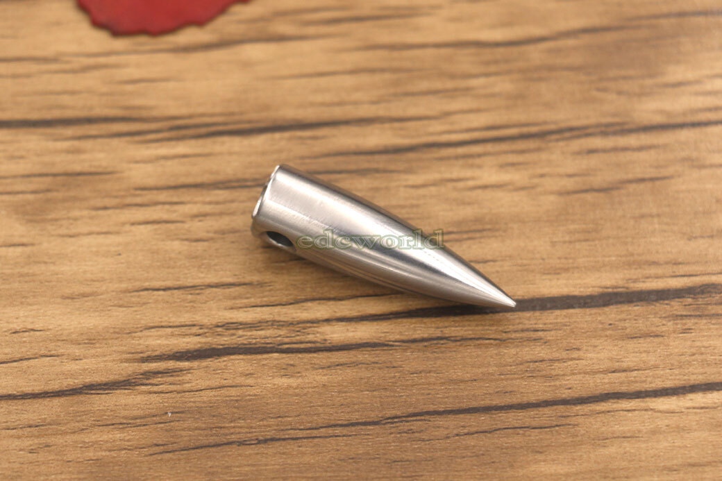 Solid TC4 EDC Titanium Alloy Keychain Necklace Pendant Outdoor Survival WR-III