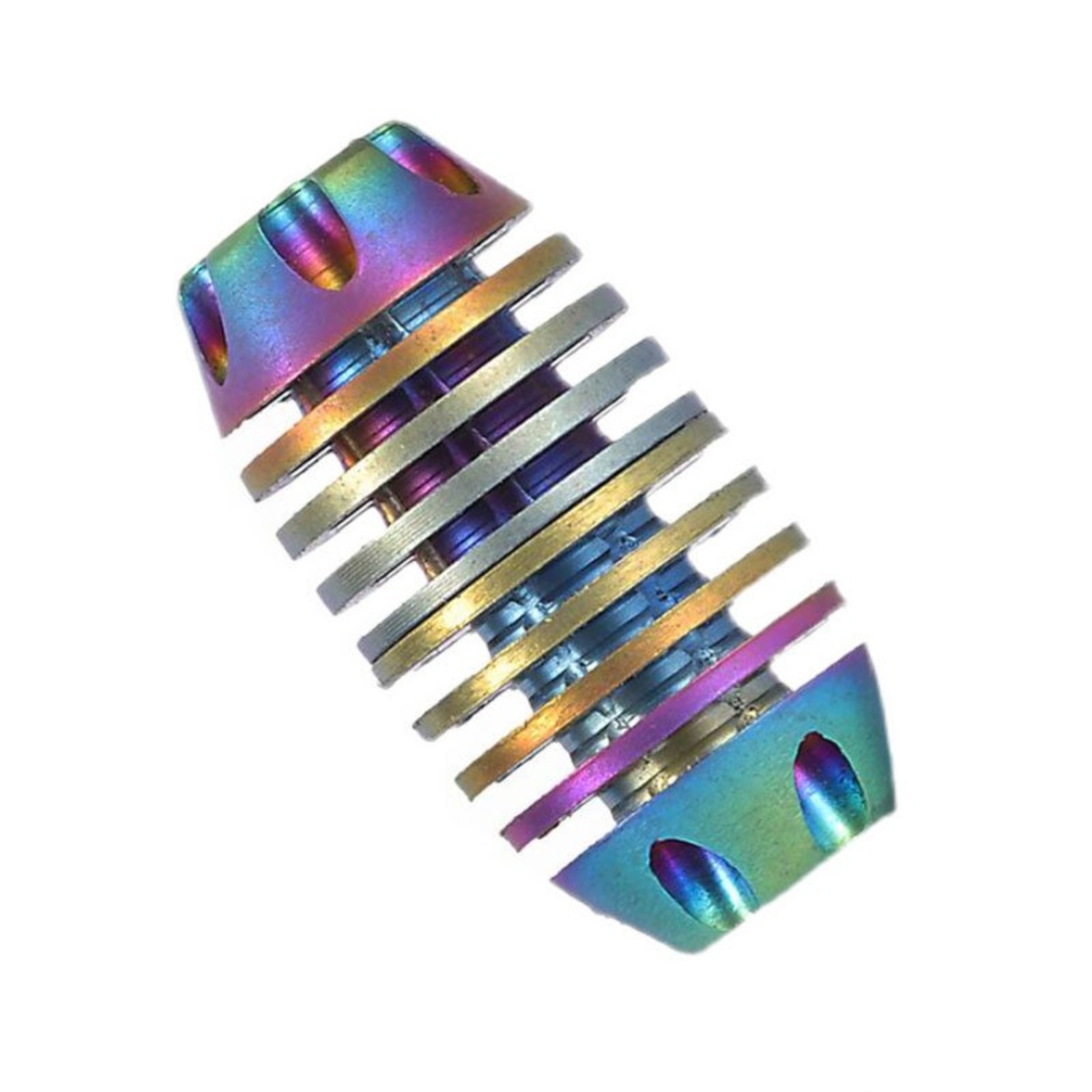 Hot Titanium Alloy Paracord Bead Bracelet Connection Buckle Keyring DIY EDC Bead