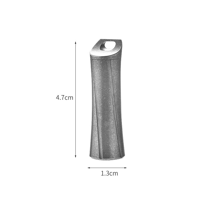 Titanium Pill Holder Case Organizer Container Waterproof Portable New Keychain