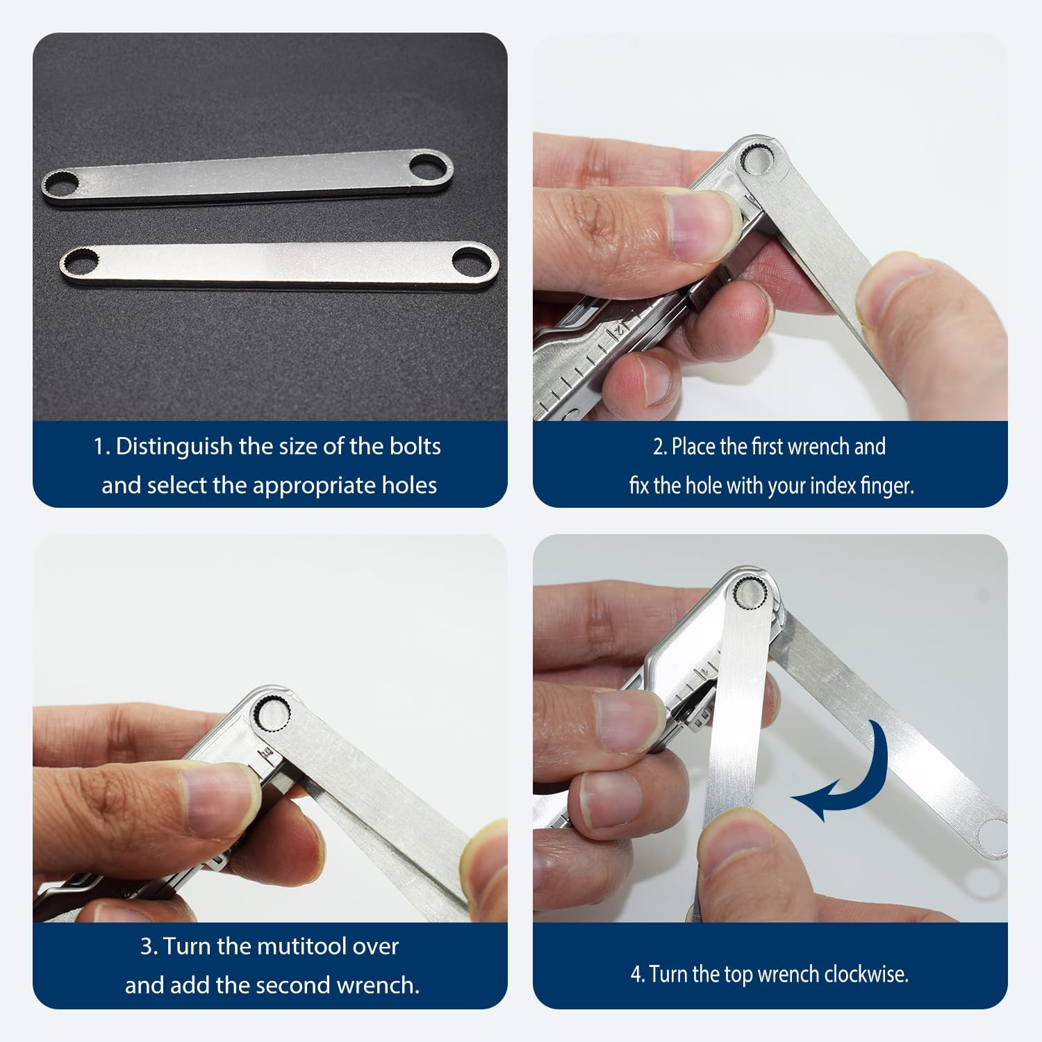 7 Pack Handy Mutitool Wrench Kit for Leatherman Maintenance Knurled Nut