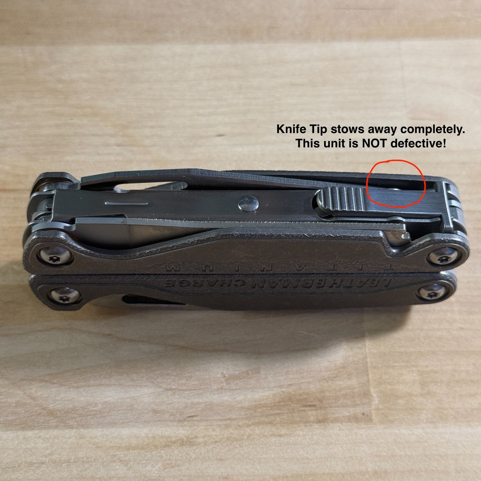 Leatherman Charge Plus TTi Multitool with Nylon Sheath (Non-Recalled Unit)