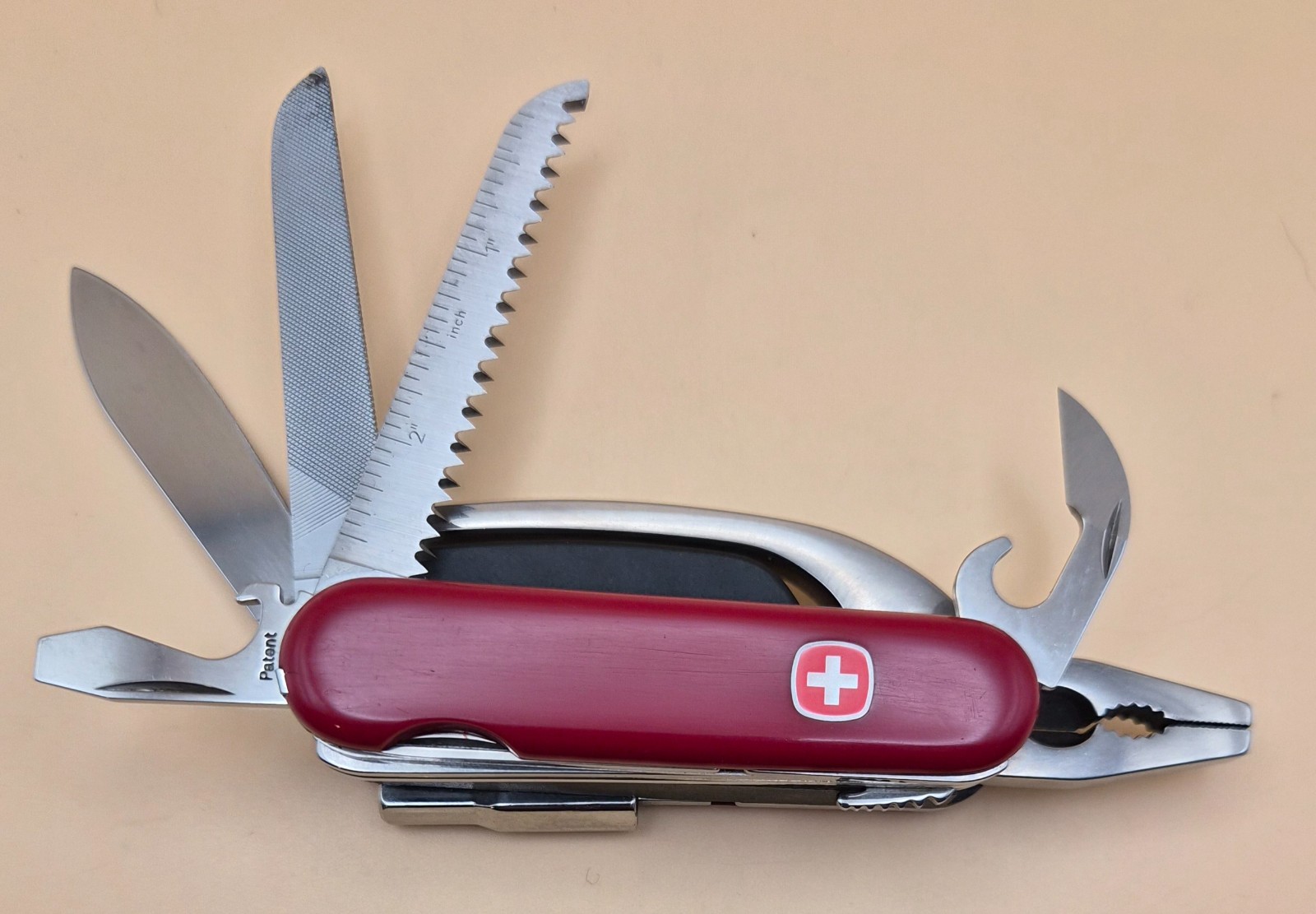Wenger POCKET GRIP MINI GRIP Swiss Army Knife BLUNT-NOSE – Good Condition