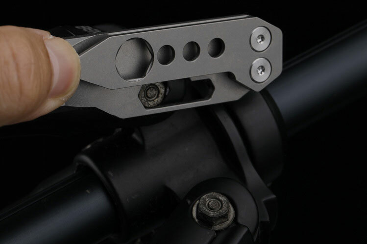 TC4 Titanium Alloy Pocket Pry Bar Pendant Crowbar Opener keychain Multi EDC Tool