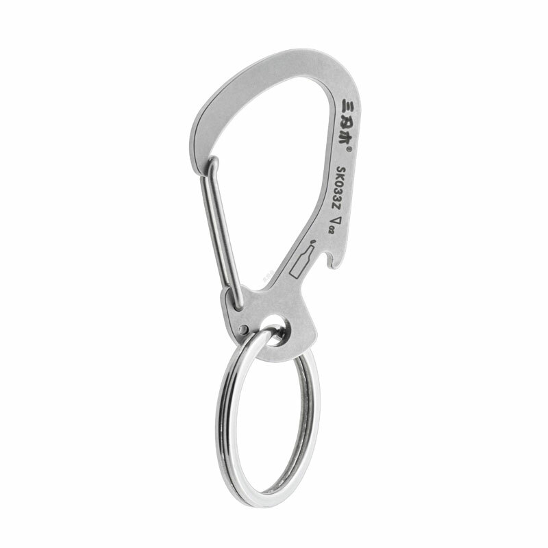 HotSanrenmu SK033Z Keychain Tool Bottle Opener Outdoor Hanging Buckle Key Ring