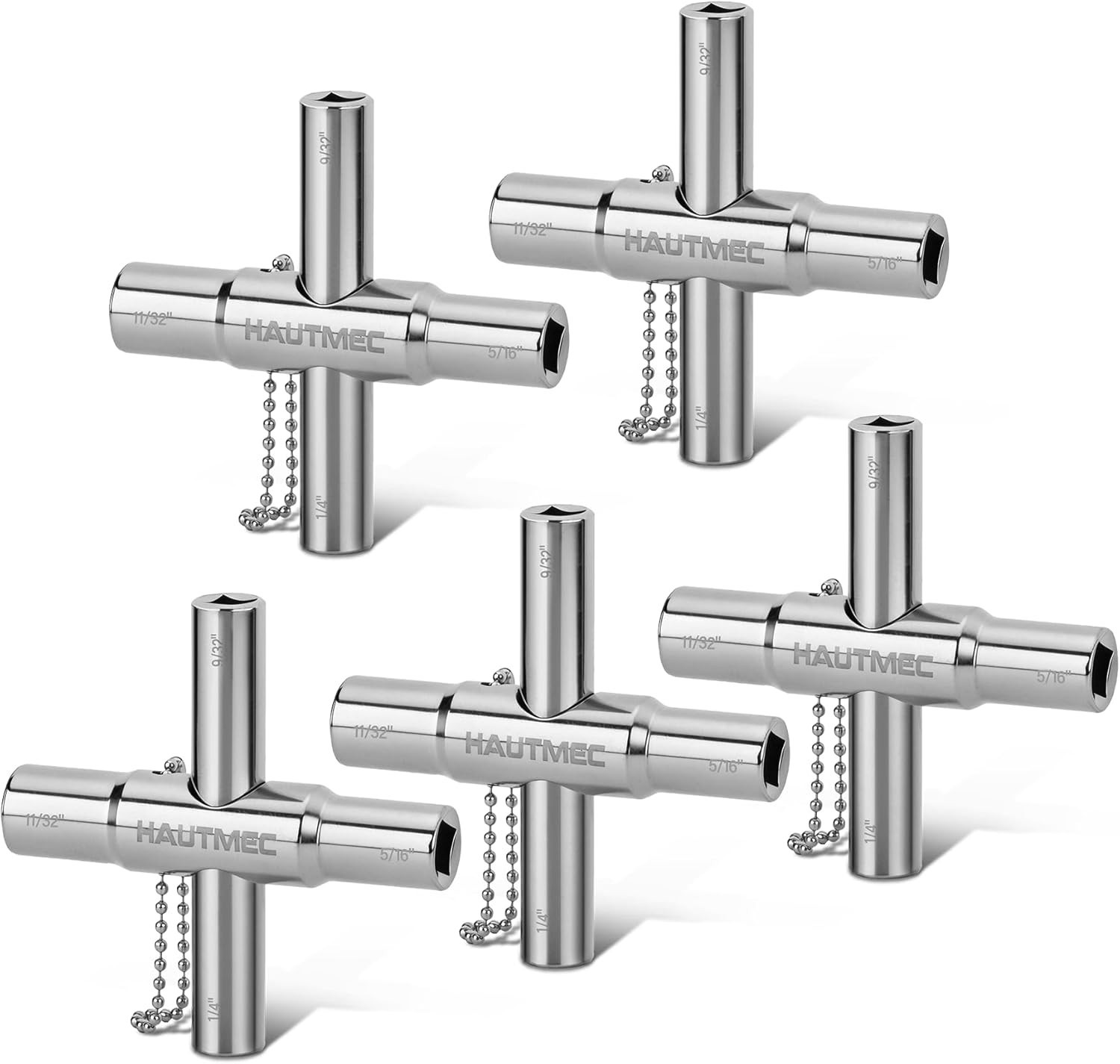 Multipurpose 4-Way Valve Spigot Key Set – Ideal for Emergency Control