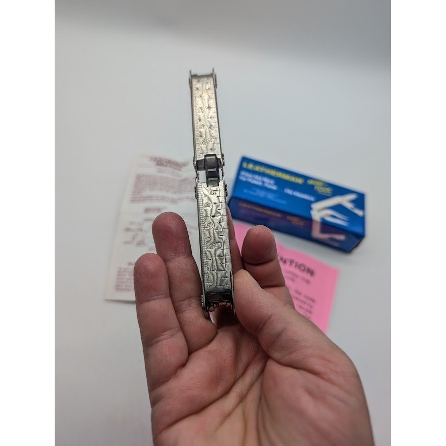 Leatherman Mini-Tool Vintage 90s Stainless Steel Pocket Knife Multi NOS NEW