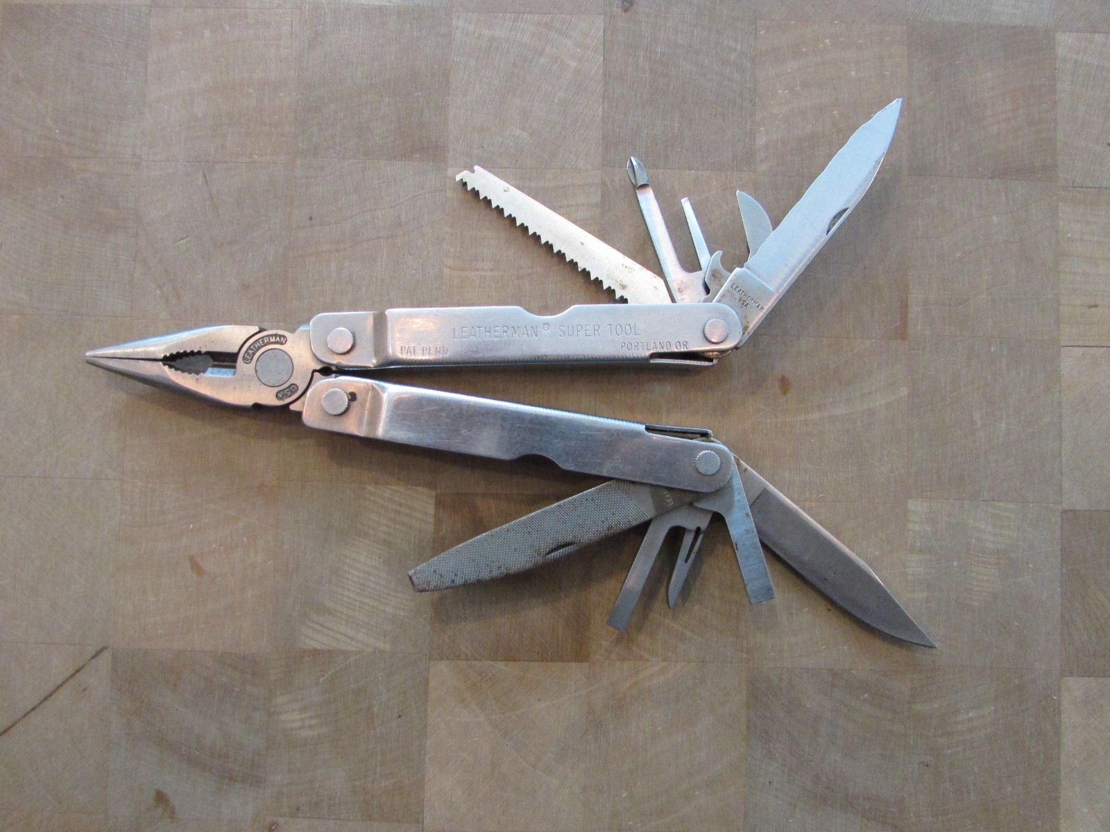 3 PCS. VINTAGE LEATHERMAN SUPER TOOL, KICK & MICRA Multi-Tools Good Cond.
