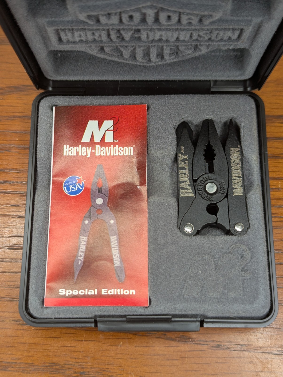 Harley Davidson SeberTool M2 by Sebertech Mini Multi-Tool Key Ring USA Vintage