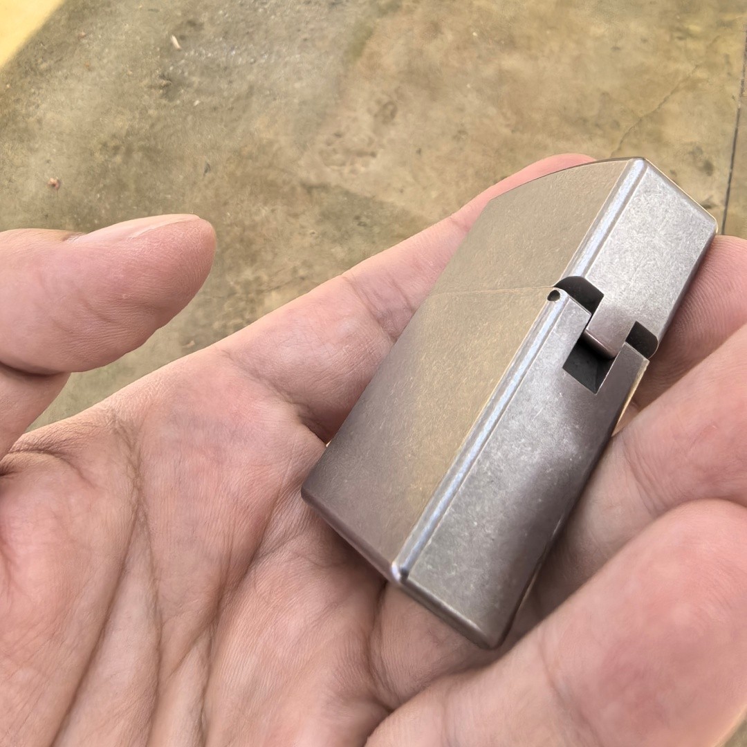 TC4 Titanium alloy Lighter case – Only Metal Casing – Outdoor Tools