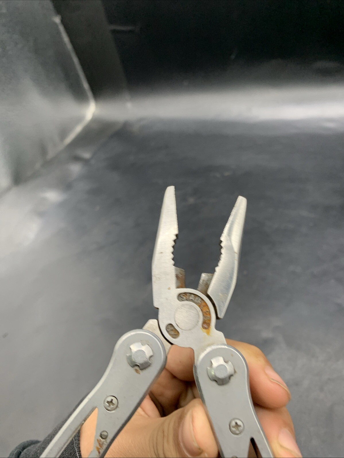 STANLEY Multitool 8-in-1 Grey Stainless Steel Knife Pliers