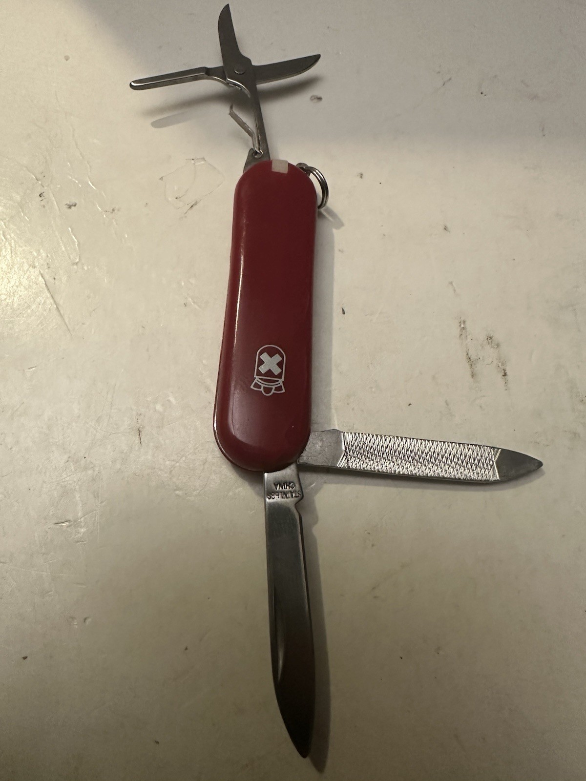 ROYAL CREST Pocket Knife, Stainless Steel #SKA62P with scissors, tweezers/DWK150
