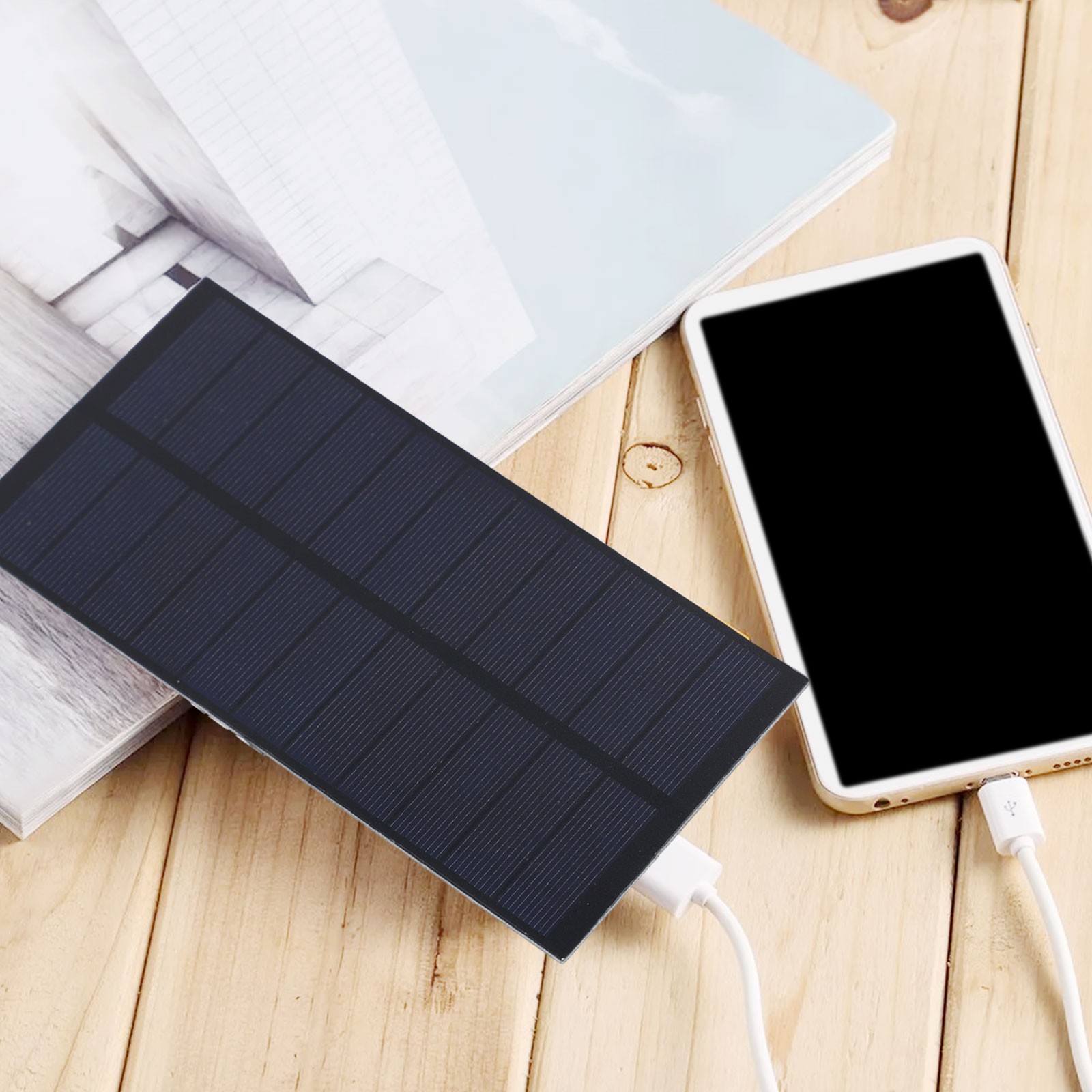 Portable Solar Charging Solution with USB Output 5 5V for Outdoor Activities