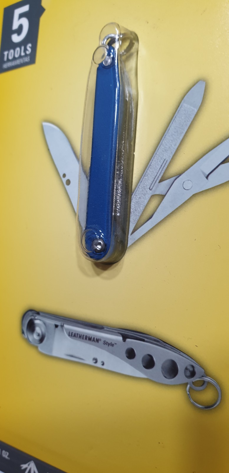 🔥🔥🔥 Leatherman Style Blue Rare Retired SMALLEST Multi Tool New In Blister
