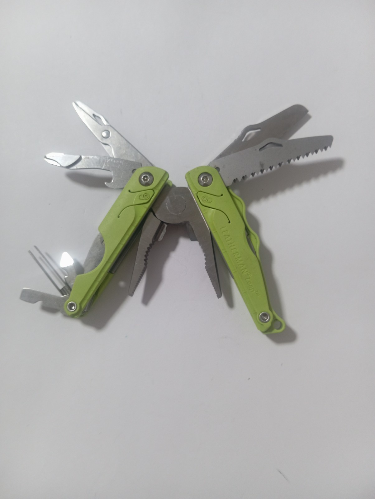 🔥🔥🔥 Leatherman Leap Green Multi Tool Retired Very Rare