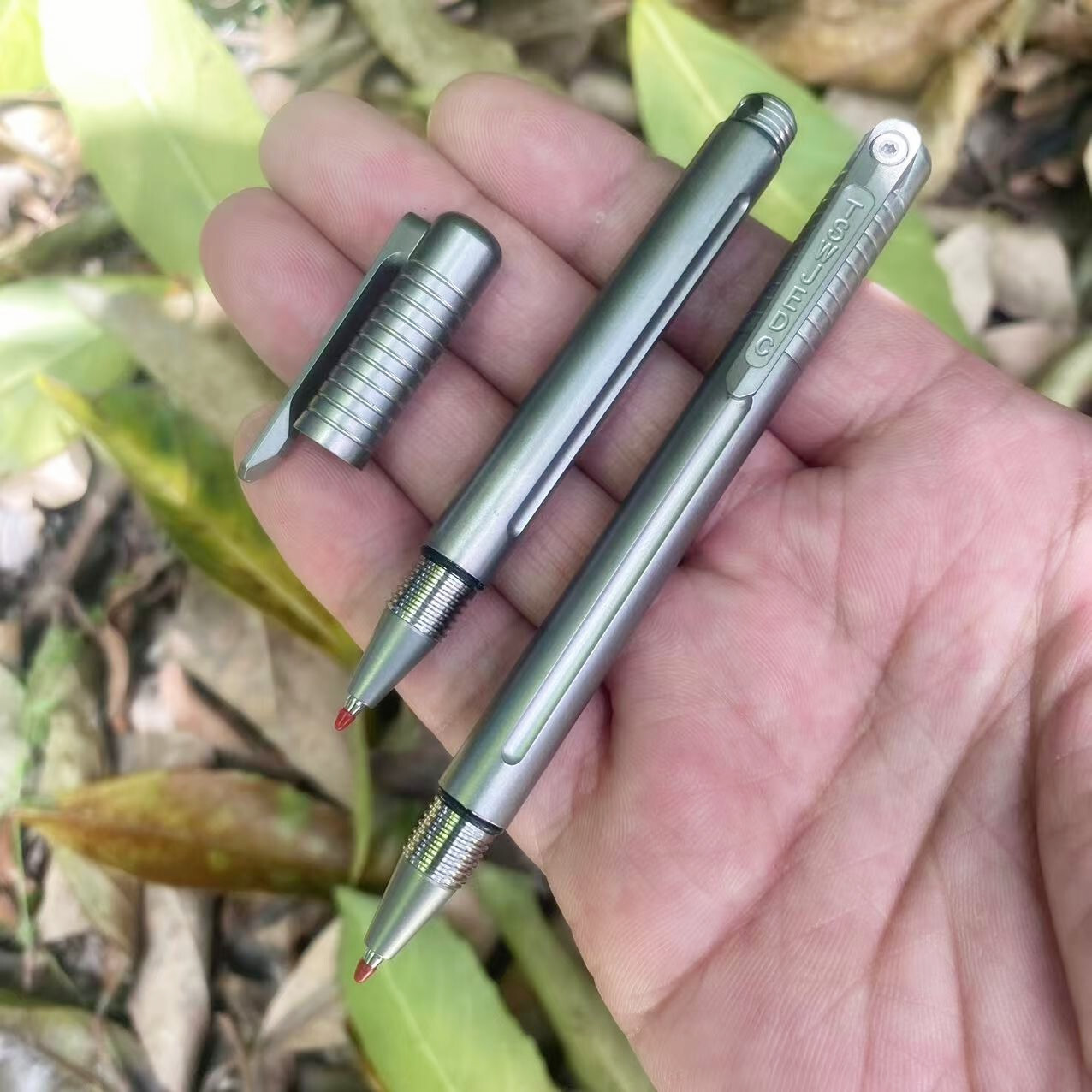 New EDC Titanium Alloy Signature Pen Outdoor Mini Writing Multi Tool Pen Gift