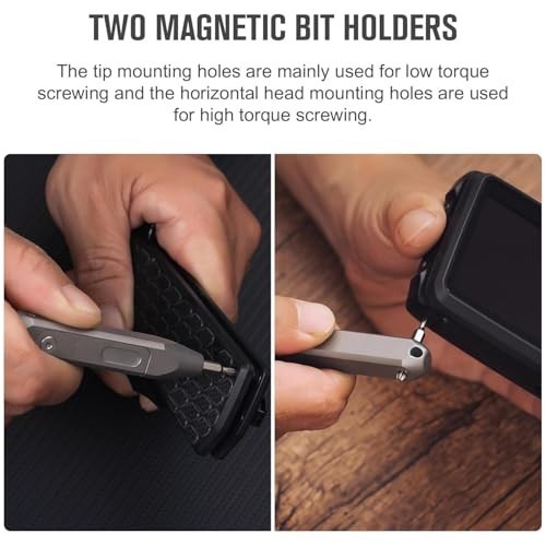 Mini Titanium EDC Pocket Screwdriver Set – 9-in-1 Precision Tool with Magnetic B