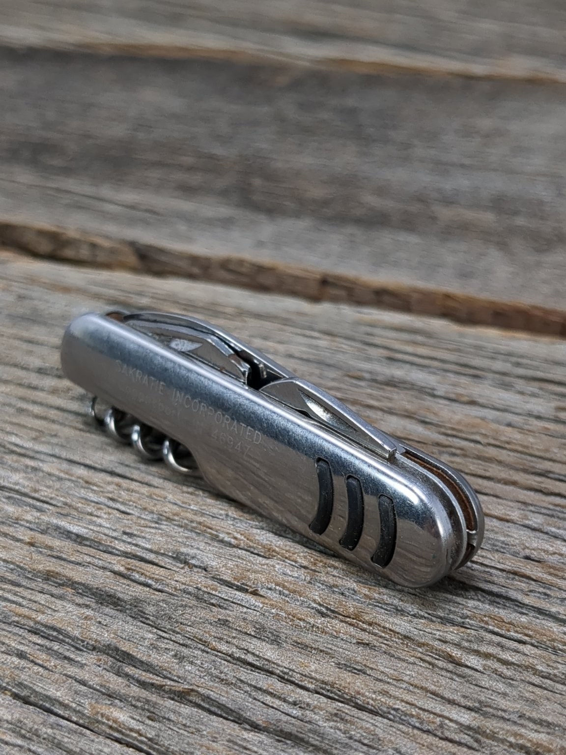 Multi-Tool Pocket Knife Stainless Steel 1.5oz SAKRATIE INCORPORATED