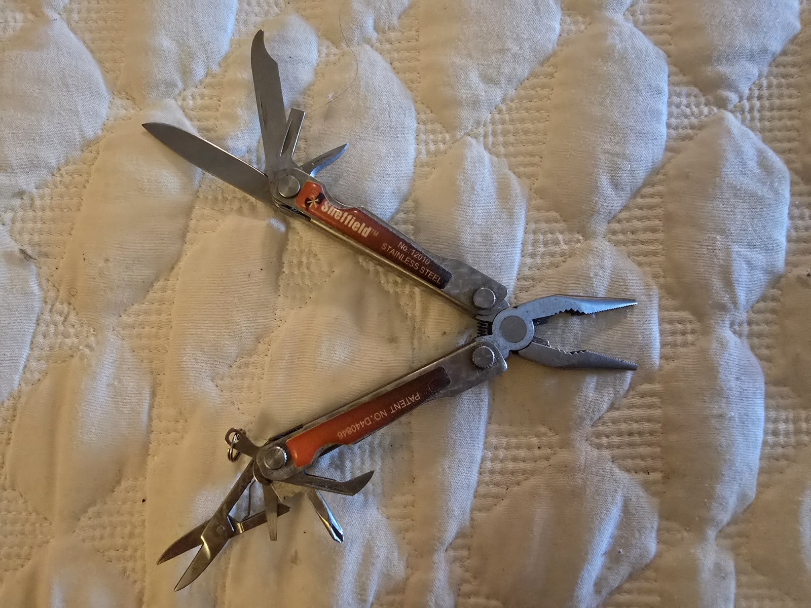 Sheffield Multitool Set 4 Piece Missing 2 Pieces Stainless Steel Original Box