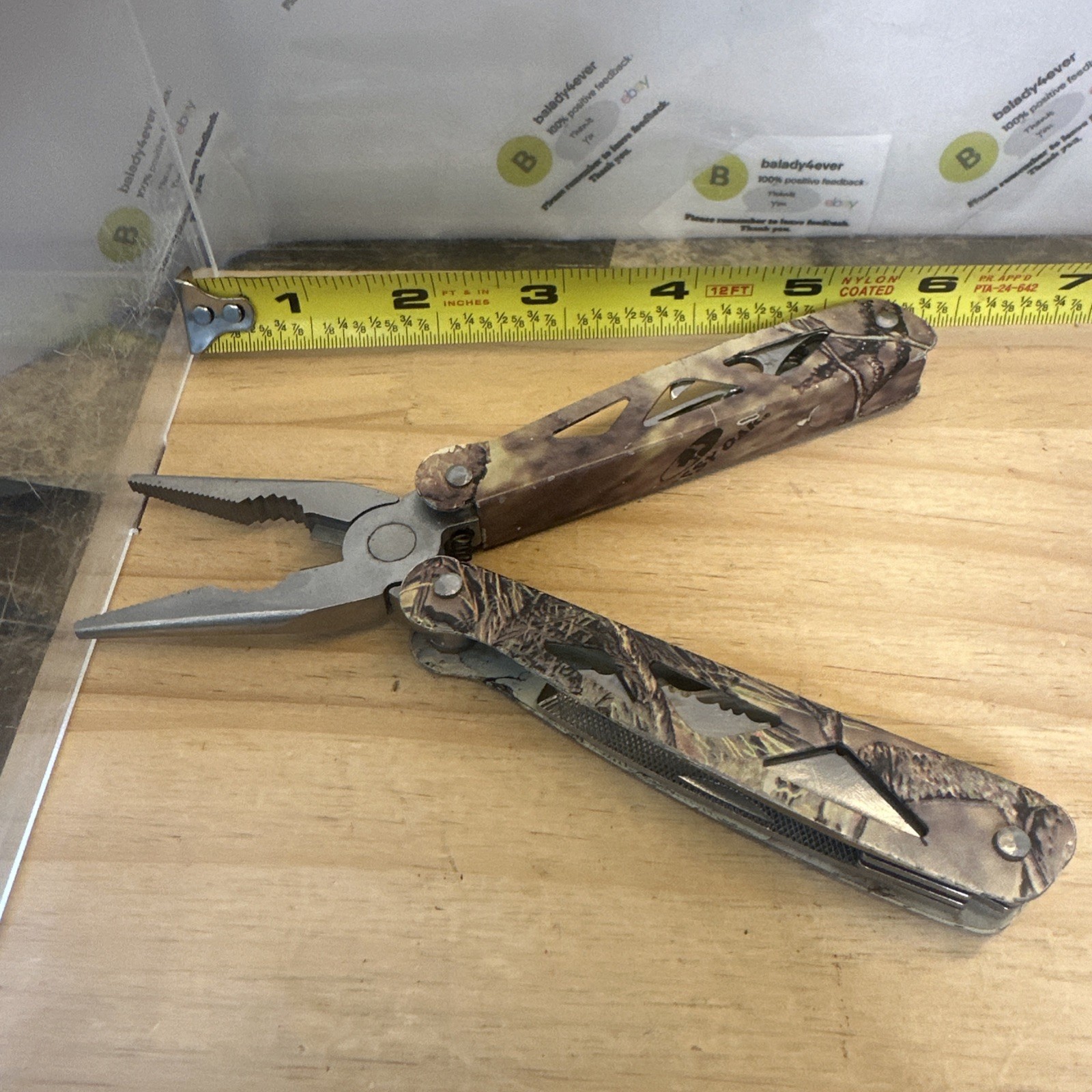Ozark Trail Camouflage 12 in 1 Multi-tool 4” Closed