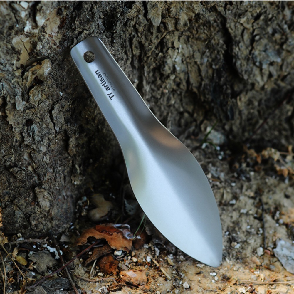Curved Design Garden Trowel for Easy Digging Camping Hiking 155x40mm 0.8mm