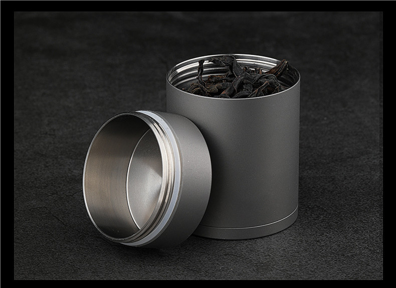 Pure Titanium Waterproof Pill Case Box Container Medicine Holer Storage Can EDC