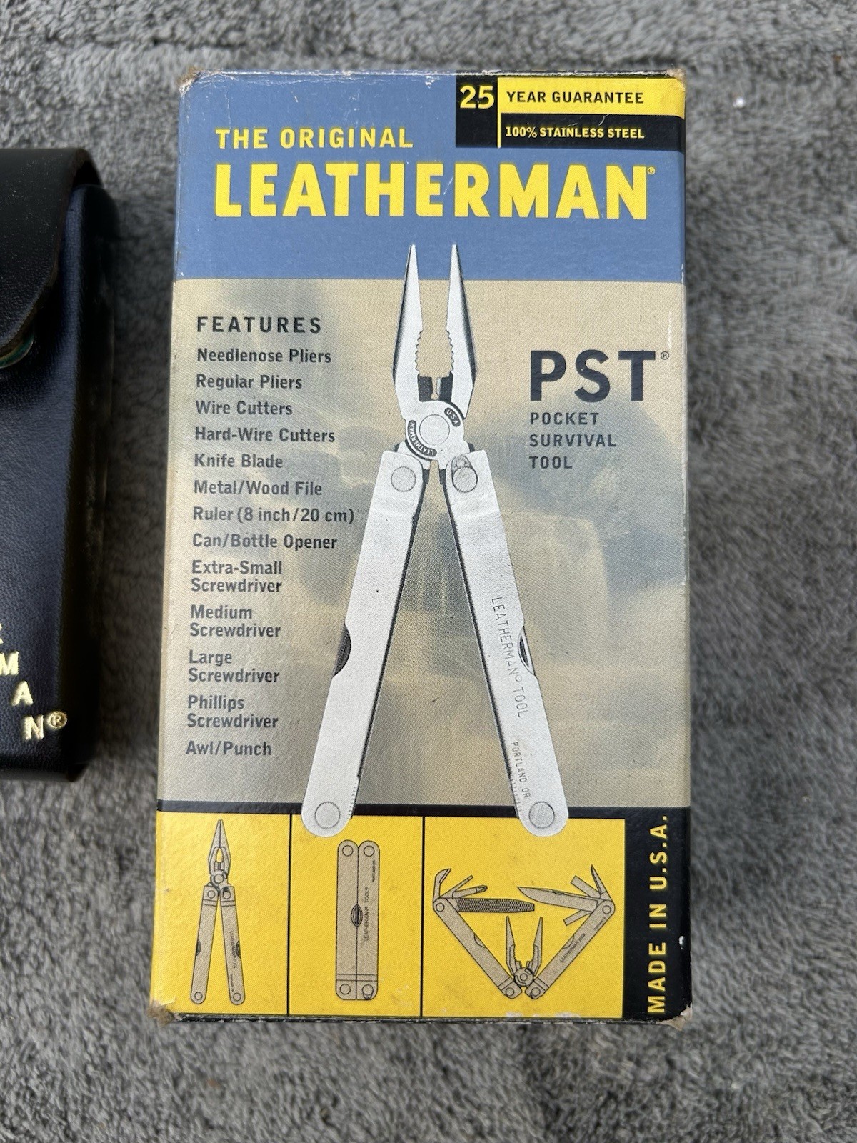 Vintage The Original Leatherman PST Pocket Survival Tool NOS USA Portland
