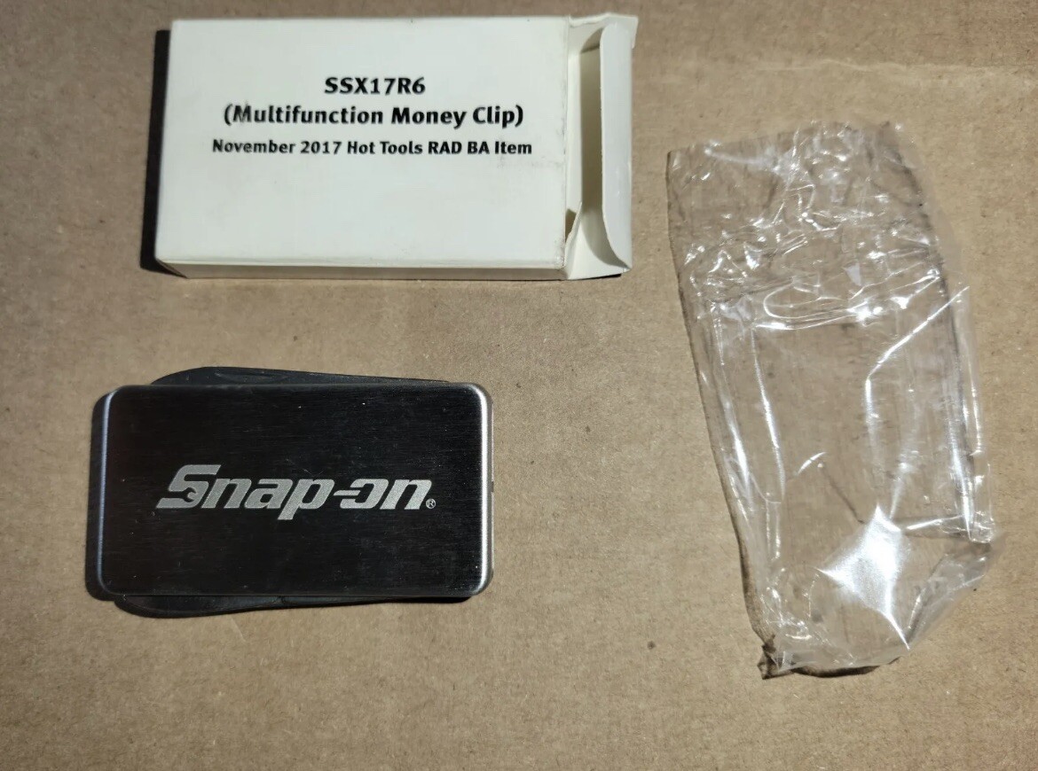 SNAP ON TOOLS MULTI TOOL MONEY CLIP SSX17R6 NIP! SUPER NICE! FAST SHIPPING!