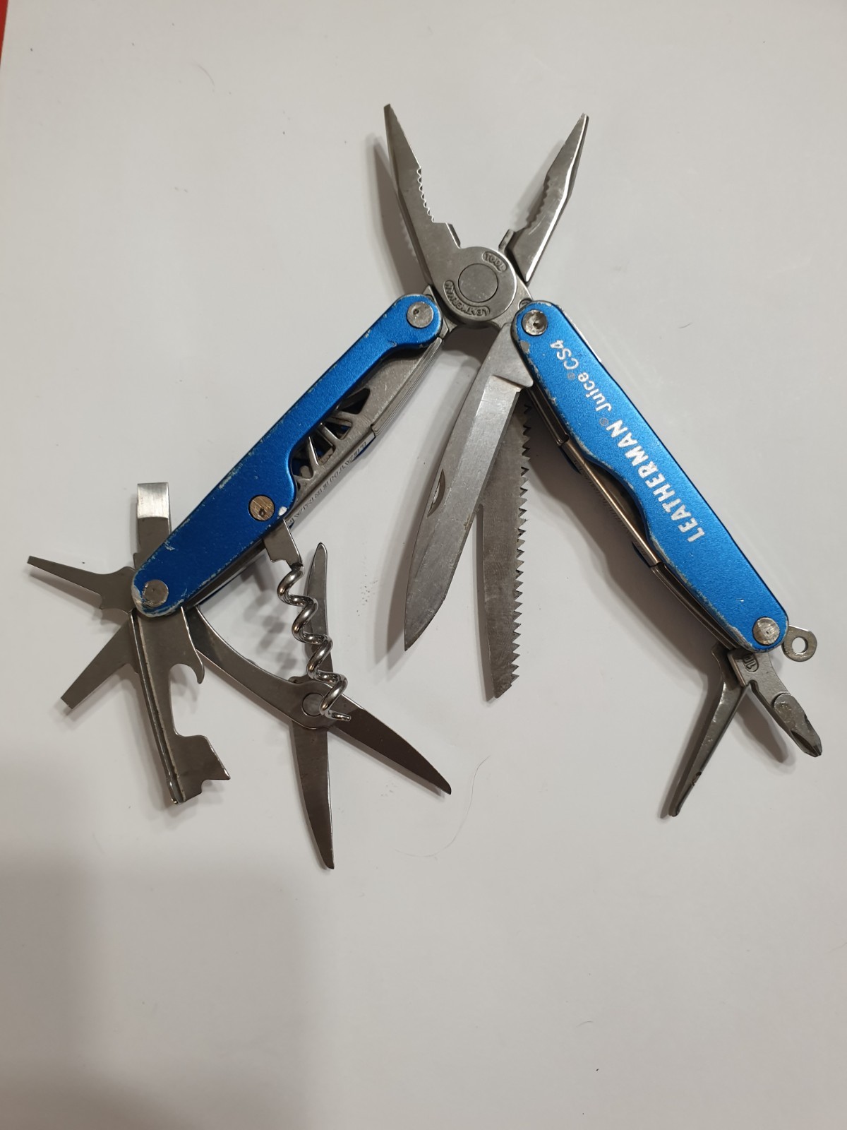 🔥 Leatherman Juice CS4 Blue Gen1 Collectable Retired Nice Condition Very Rare