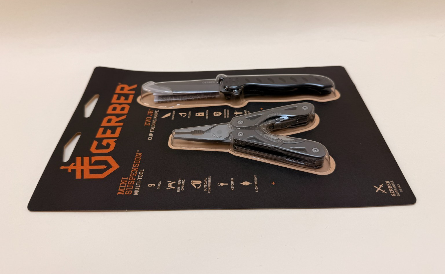 NEW/SEALED Gerber Mini Suspension Multi-Tool and EVO Jr. Folding Knife Combo Set